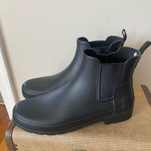 Hunter Chelsea Rain Boots US Women’s Size 10 Like New Black